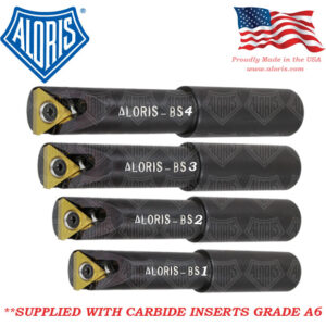 Aloris Adjustable-Insert Short Boring Bar Set BS-SET