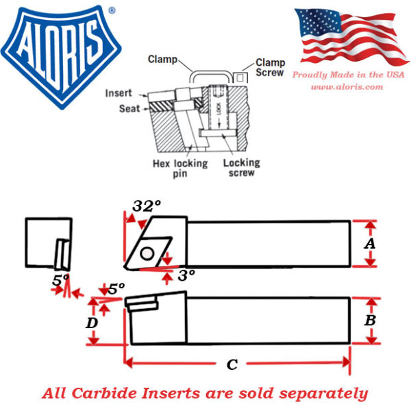 Aloris Profiling Tool Holder AT115-8L - Image 5