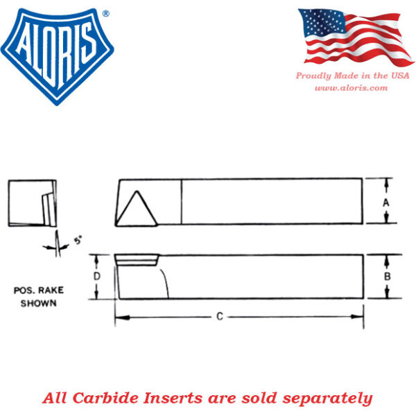 Aloris Turning Holder AT12-4 - Image 4