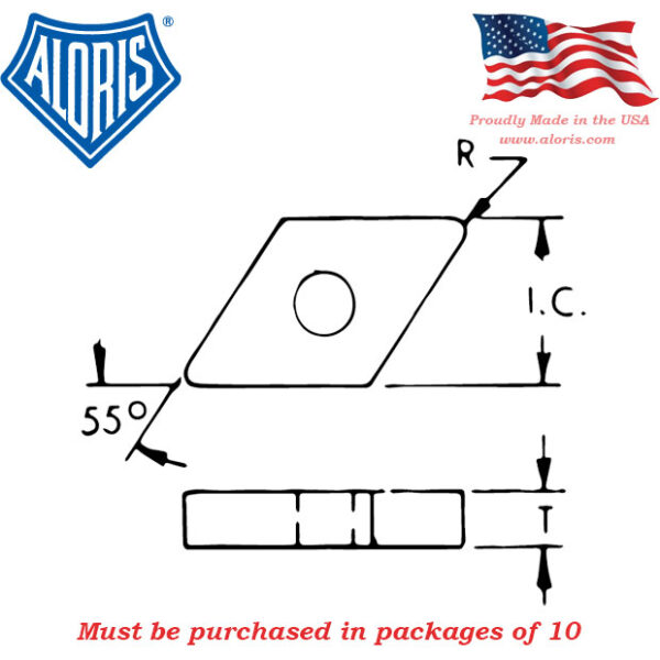 Carbide Profiling Insert DNGA-532-A6 - Image 4