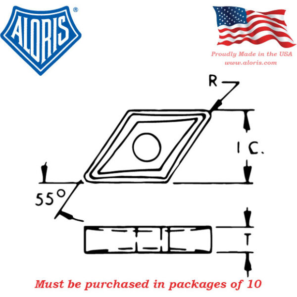 Carbide Profiling Insert DNMG-532-A6 - Image 3