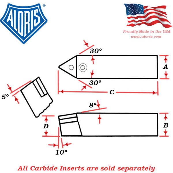 Aloris Double-Lock Tool Holder AD5-3 - Image 4