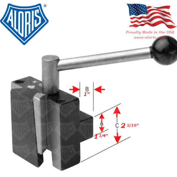 Universal Mounting Aloris Super-Precision Single-Dovetail Head CA-H - Image 6