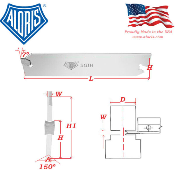 Cut-Off & Grooving Blade SGIH 19-3 - Image 4