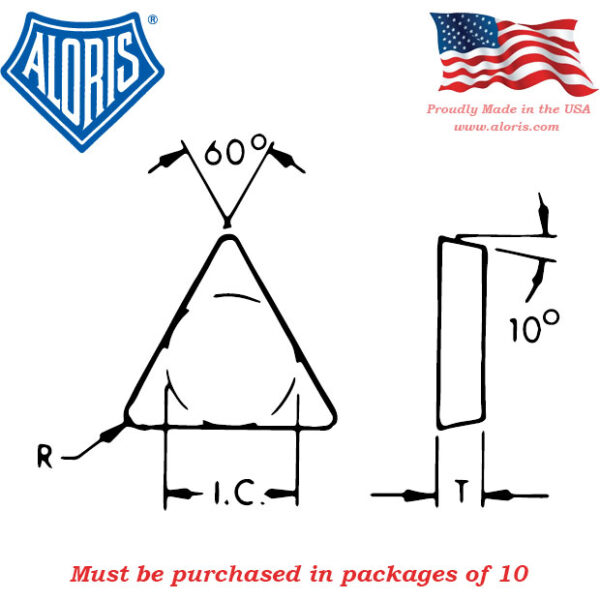 Carbide Triangular Insert TPG-322-A6 - Image 4